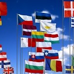 The National European flags in 2007